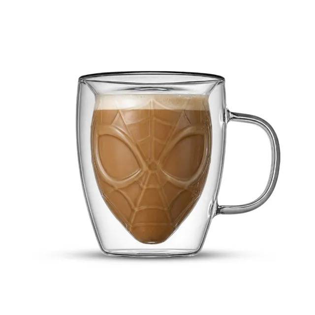 JoyJolt Marvel Spider-Man 3D mug verre double paroi 31 cl