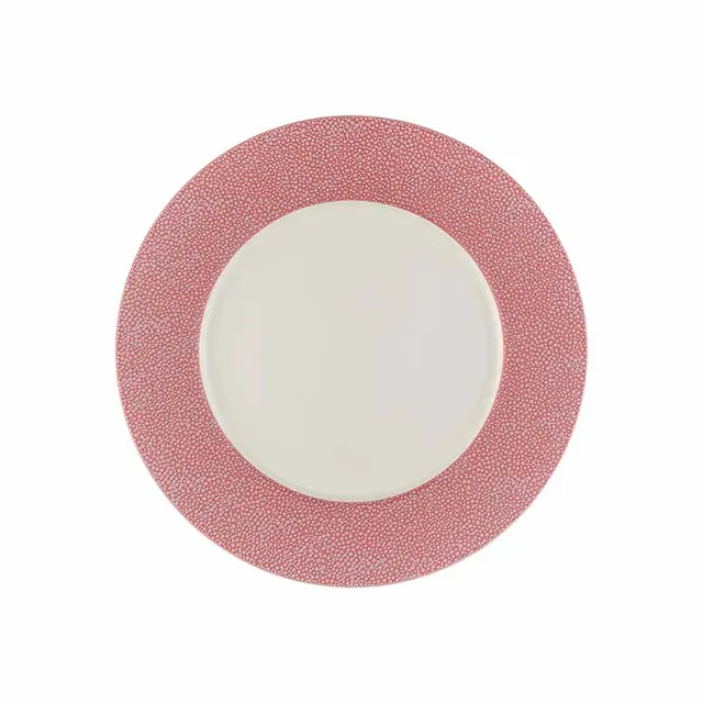 Artis Purity Pearls Pink assiette 29 cm bord rose