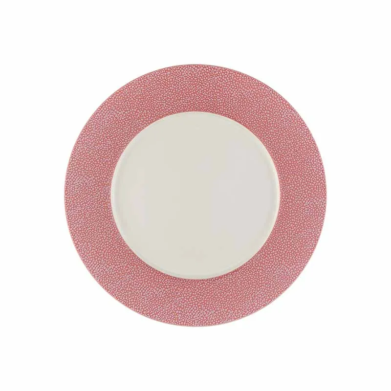 Artis Purity Pearls Pink assiette 29 cm bord rose