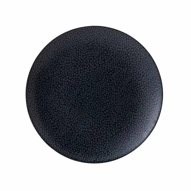 Artis Purity Pearls Dark assiette 30,8 cm noire