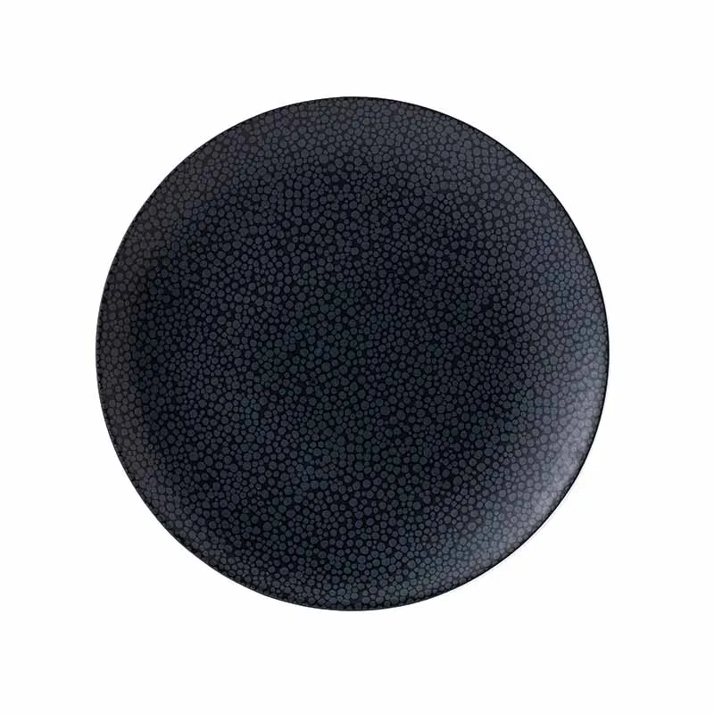 Artis Purity Pearls Dark assiette 30,8 cm noire
