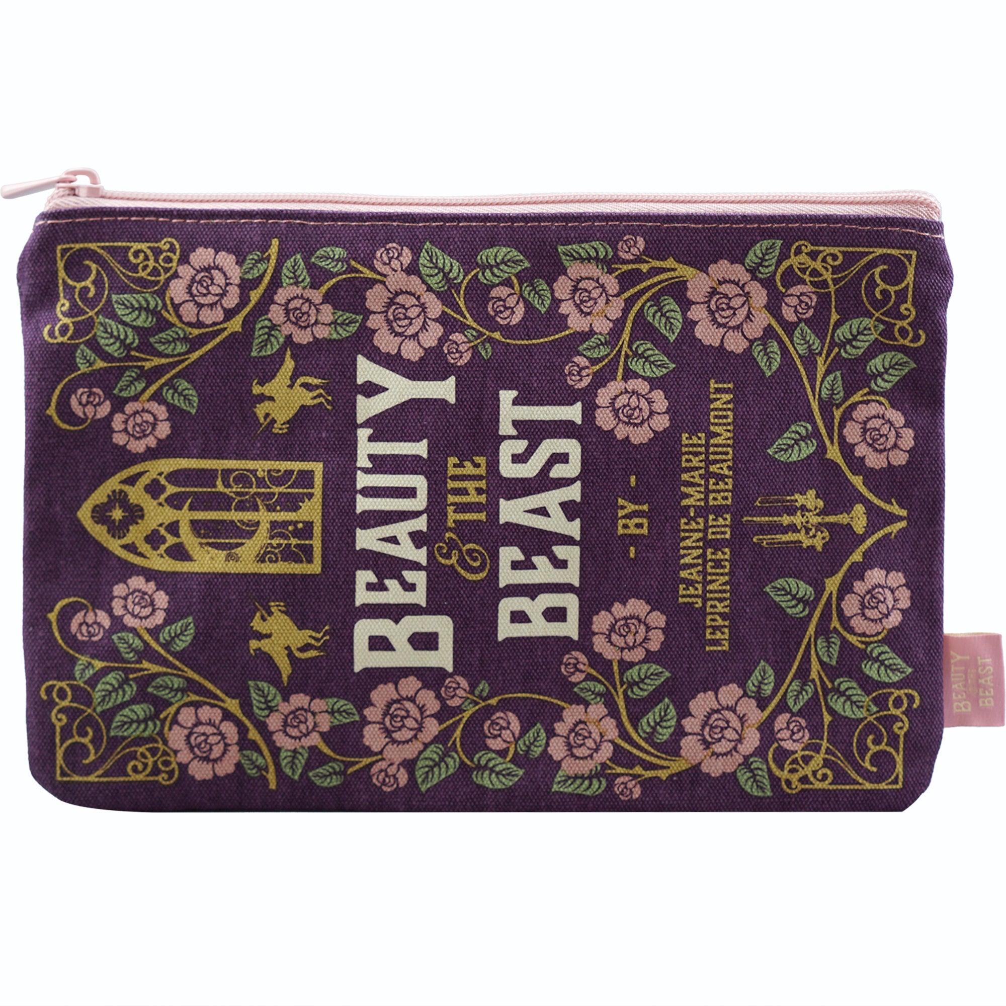 HMB Beauty and the Beast trousse coton 16x24 violet