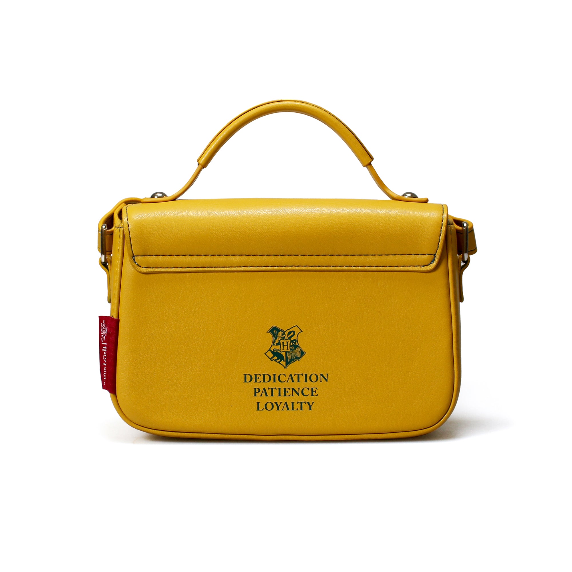 HMB Harry Potter Hufflepuff sacoche cuir vegan jaune