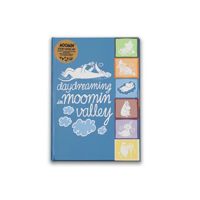 Moomin Daydreaming sticky notes A6 papier bleu