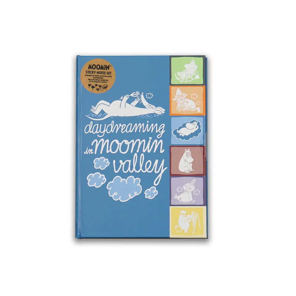 Moomin Daydreaming sticky notes A6 papier bleu