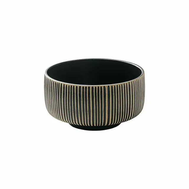 Artis Nara bol creux noir blanc 15 cm