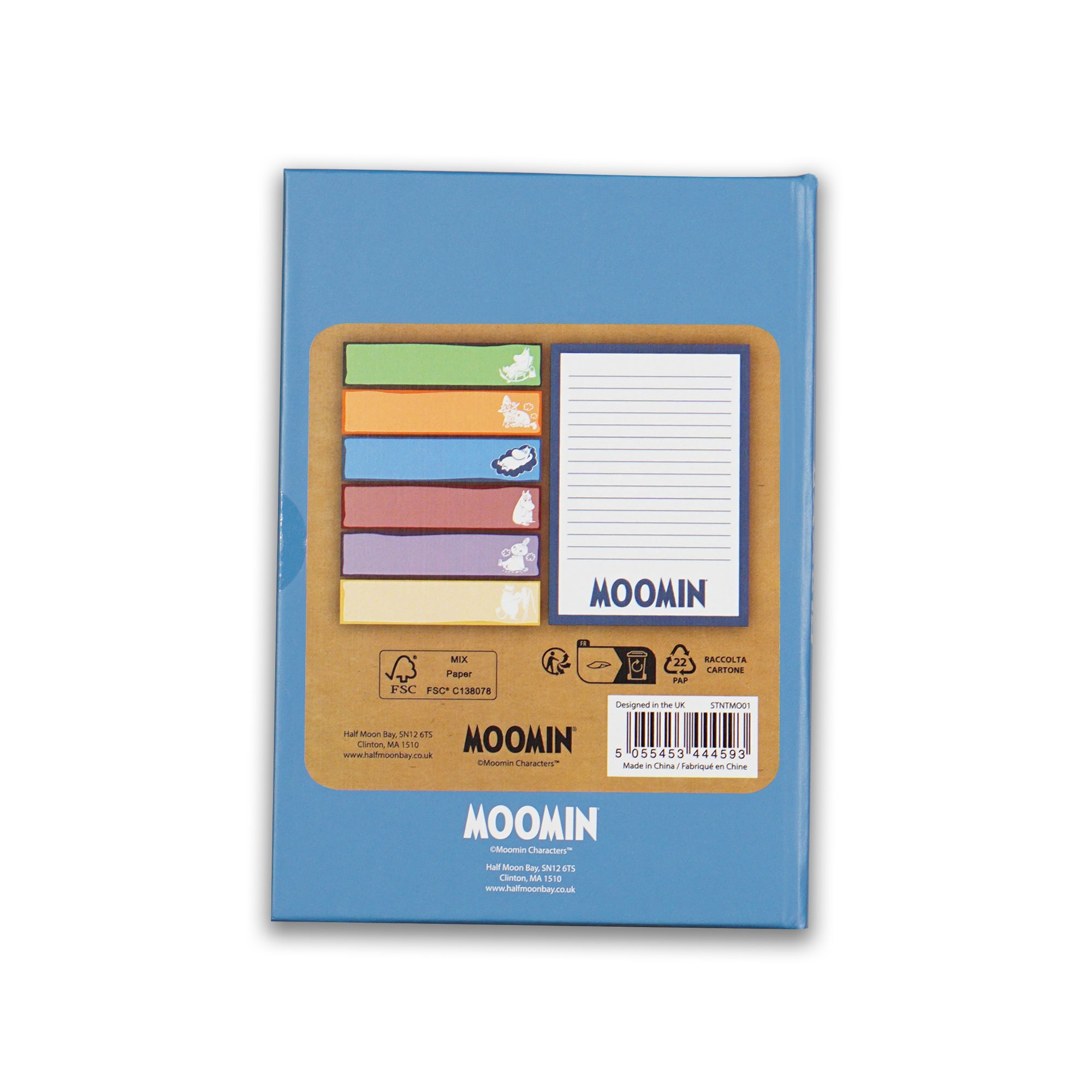 Moomin Daydreaming sticky notes A6 papier bleu