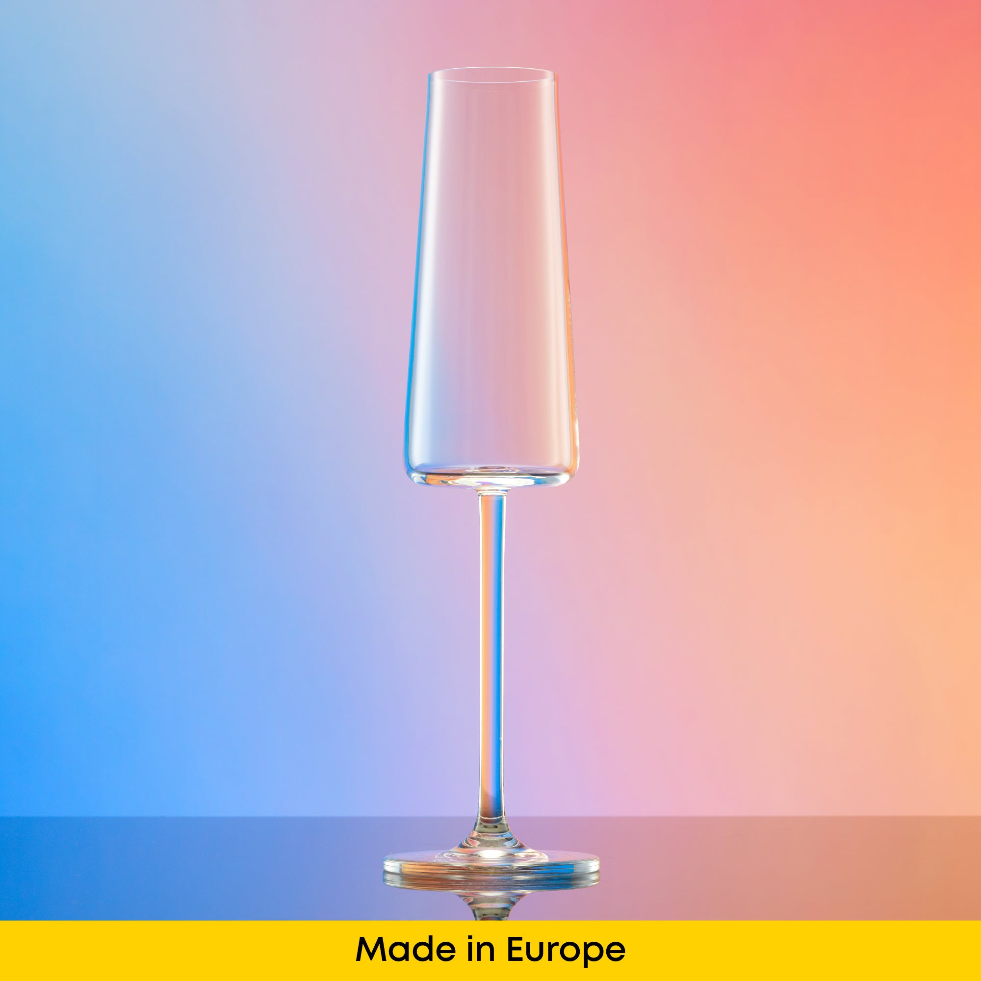 JoyJolt Aura flûte champagne cristal 18cl lot 4
