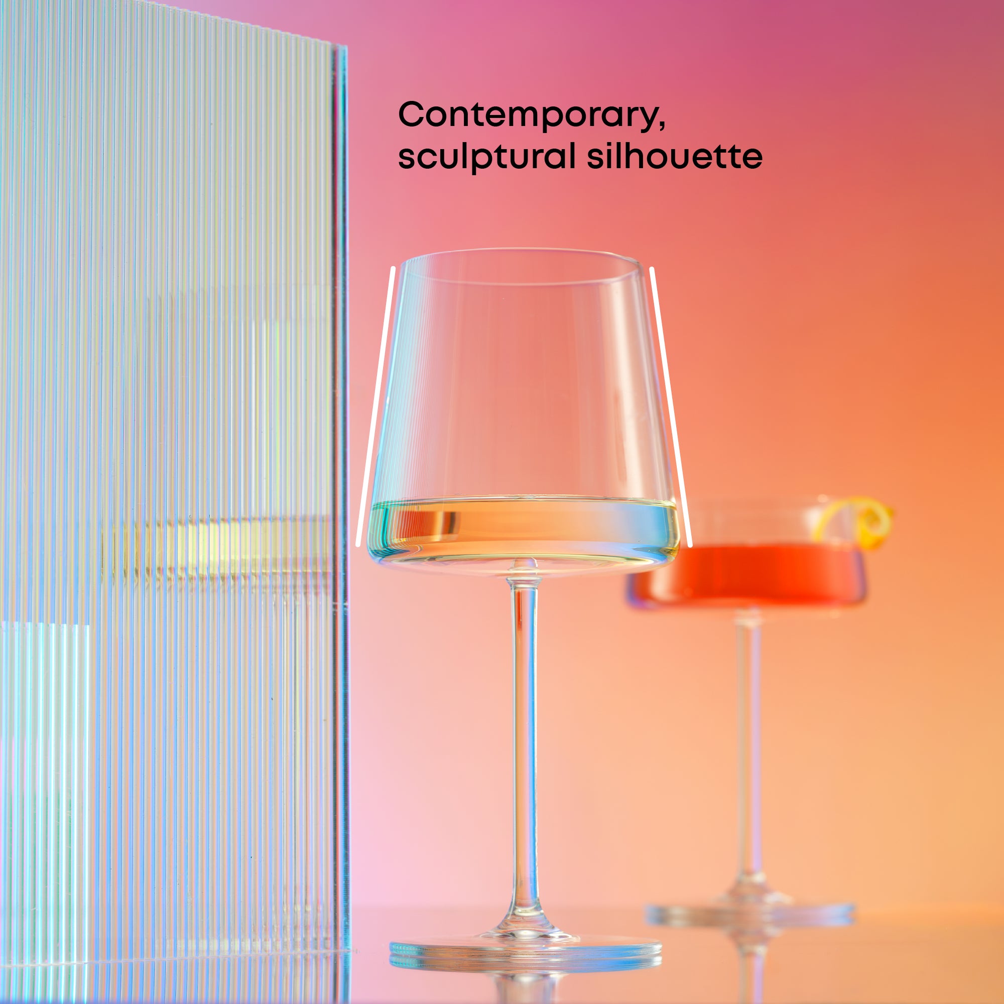 JoyJolt Aura verres à vin blanc 55 cl lot 4