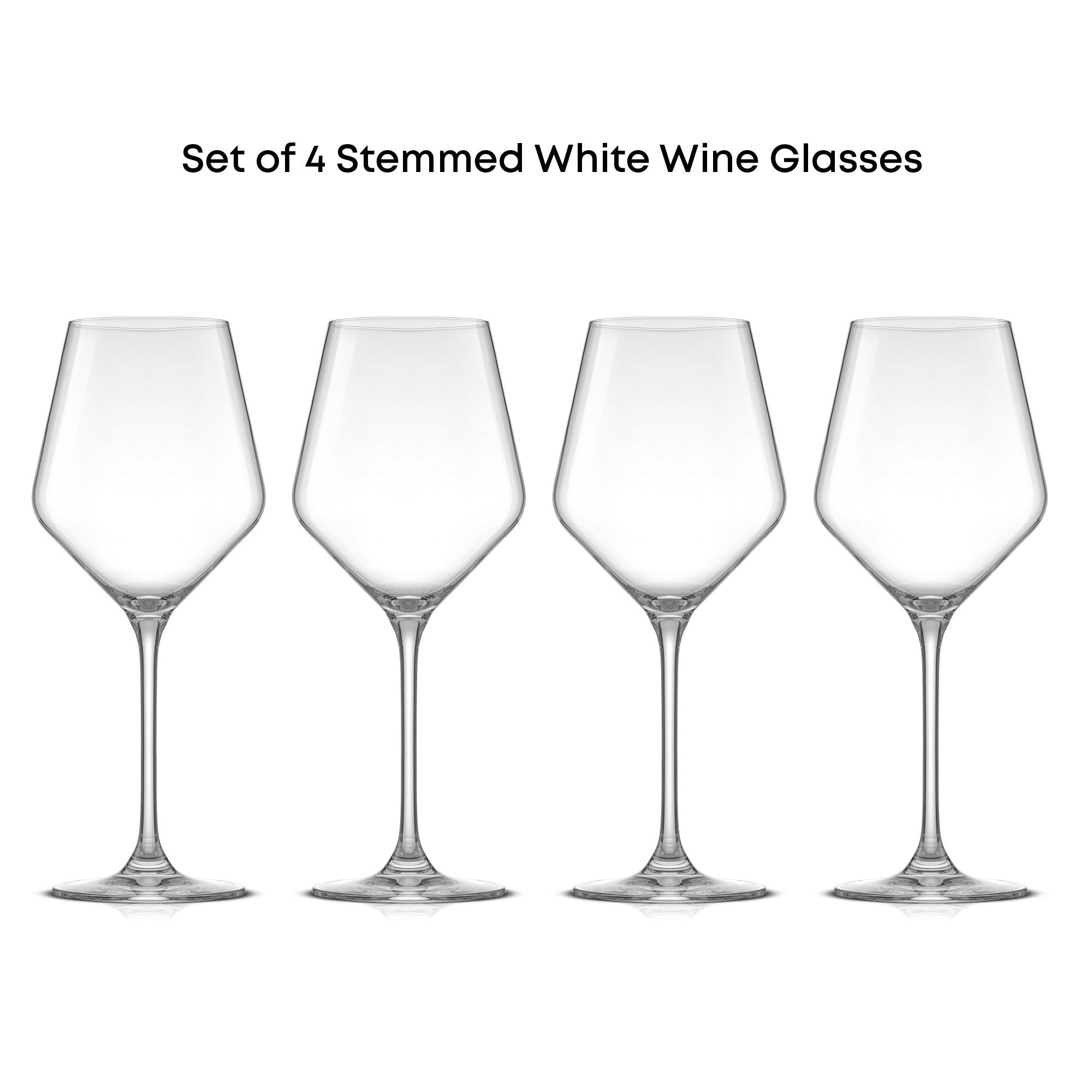 JoyJolt Layla verre à vin blanc 40 cl lot de 4 cristal