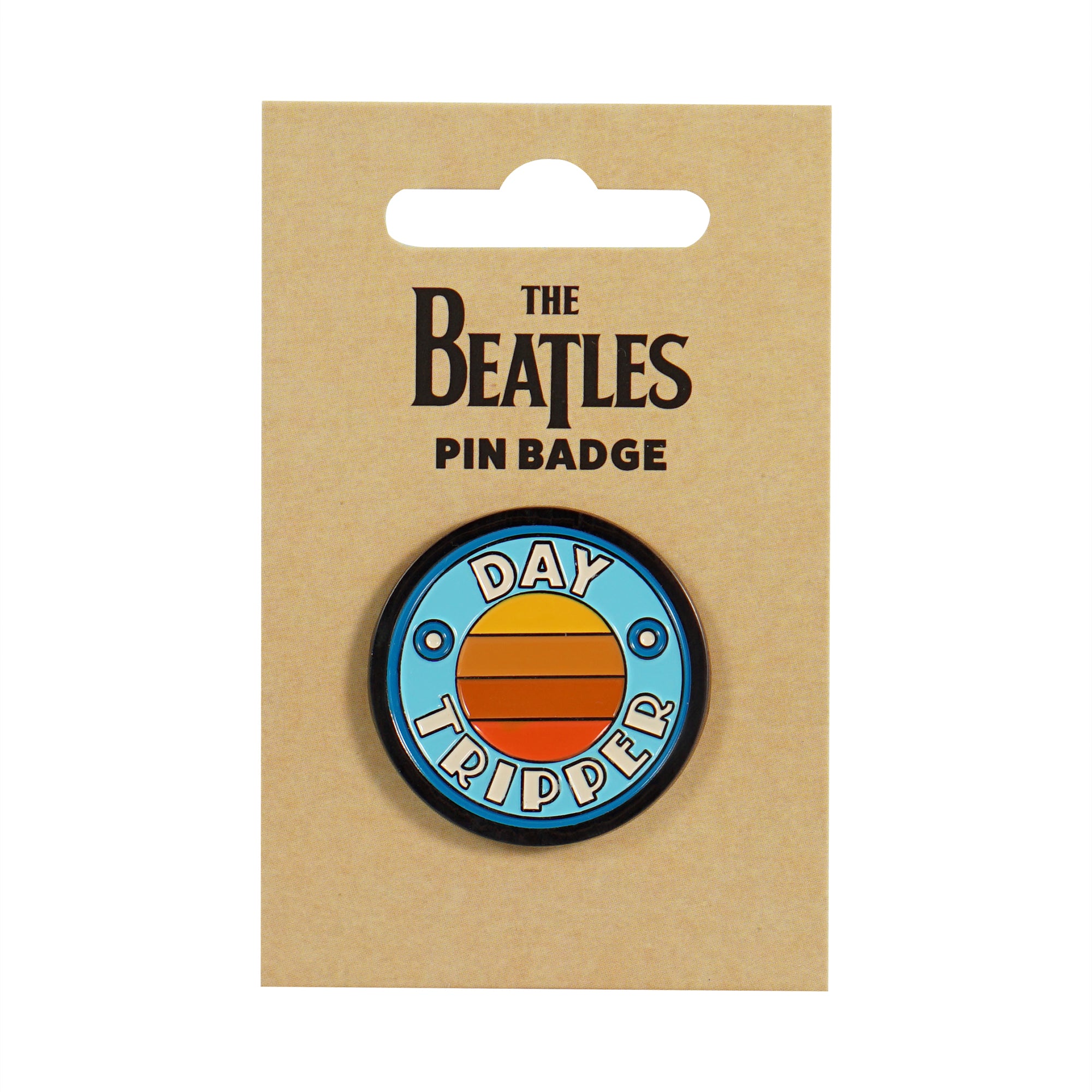 The Beatles Day Tripper pin's émail bleu