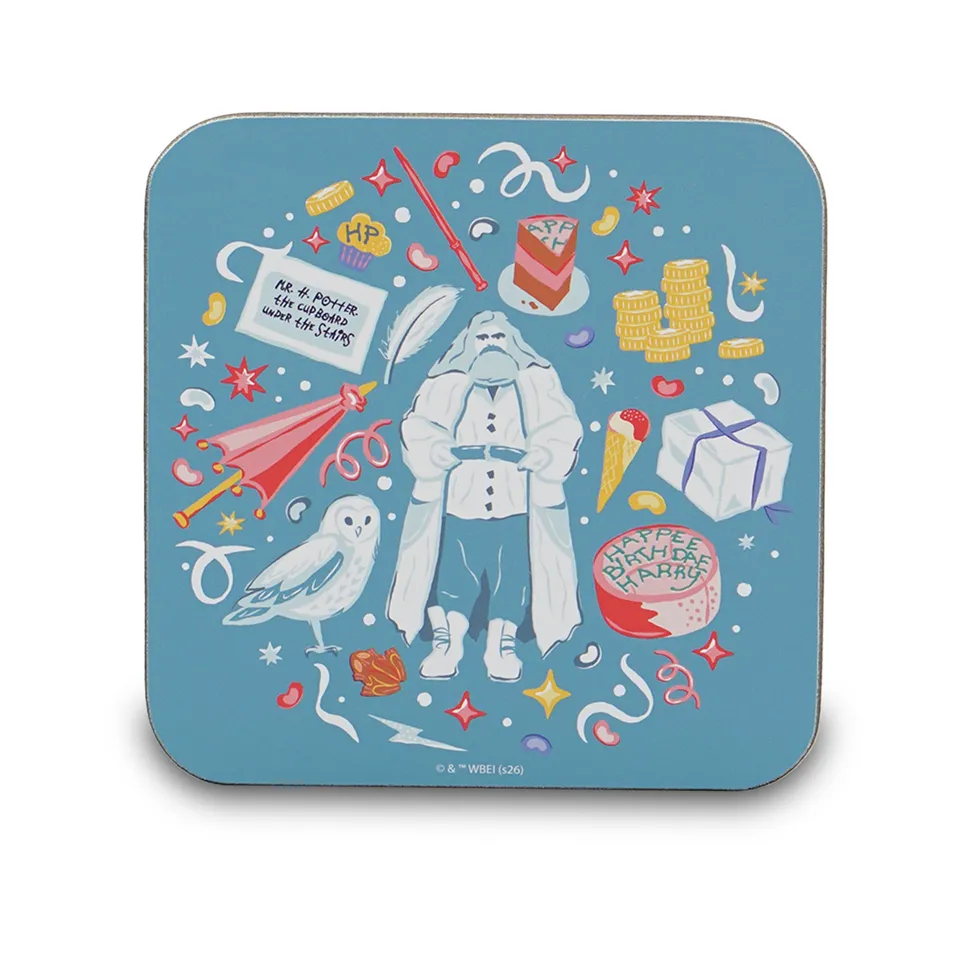 Harry Potter Hagrid sous-verre 10 cm bleu liège