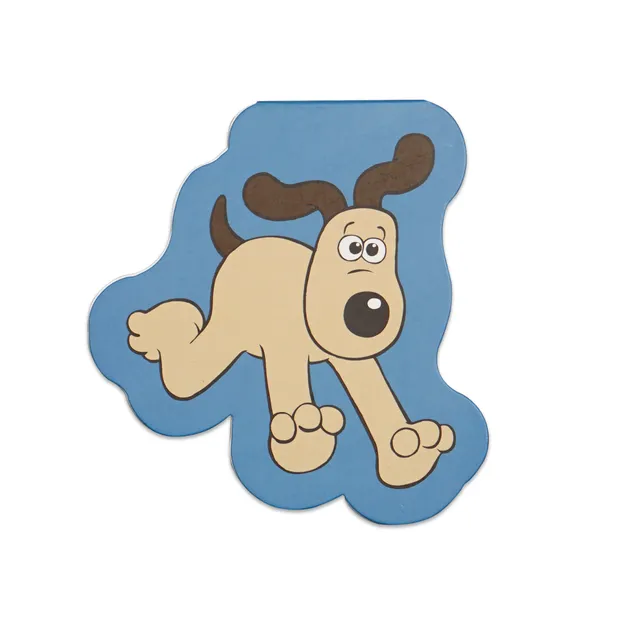 Wallace & Gromit carnet de poche Gromit forme découpée