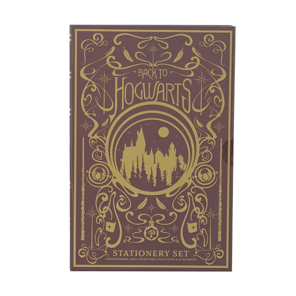 HMB Harry Potter Back To Hogwarts coffret papeterie papier cadeau