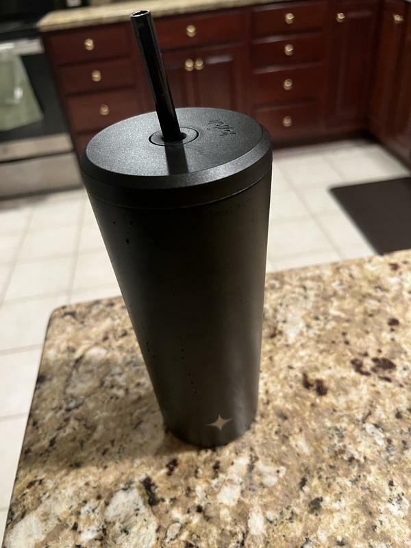 JoyJolt tumbler isotherme inox 22,2 oz avec paille
