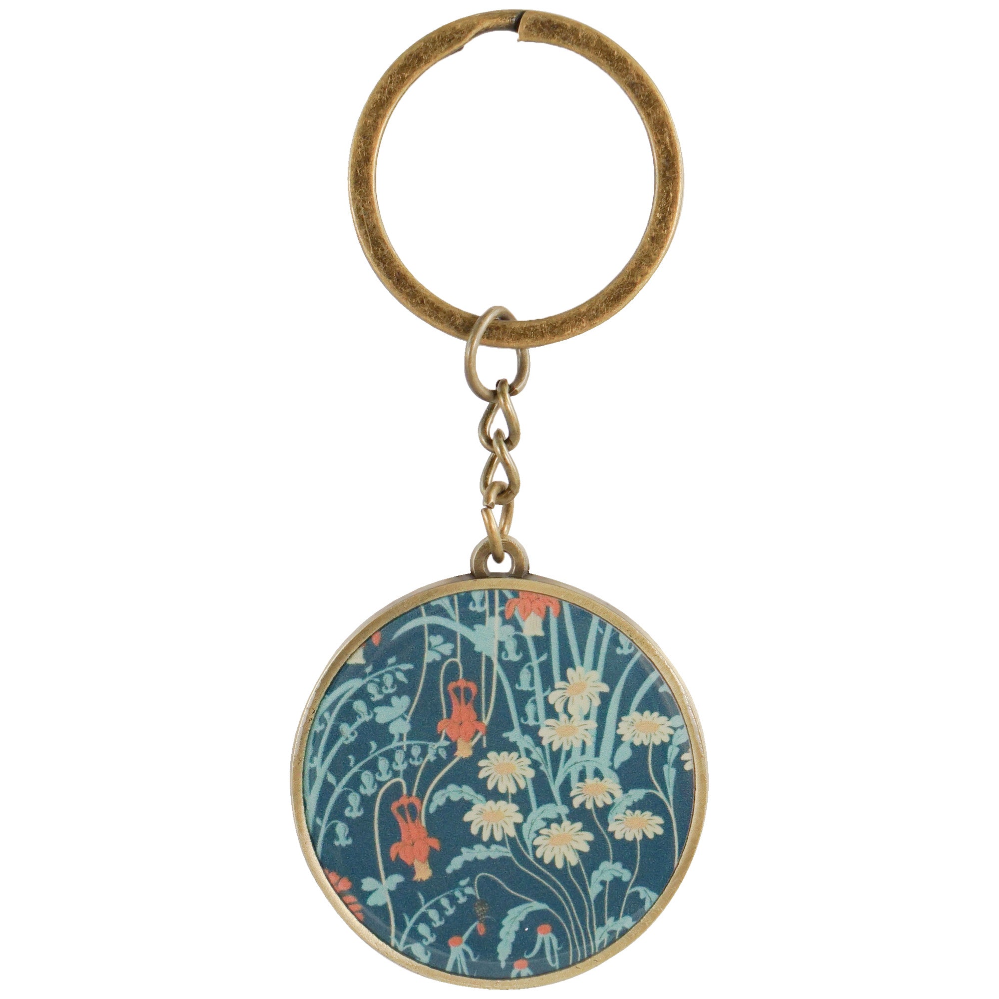 HMB Walter Crane Meadow Flowers porte-clés métal