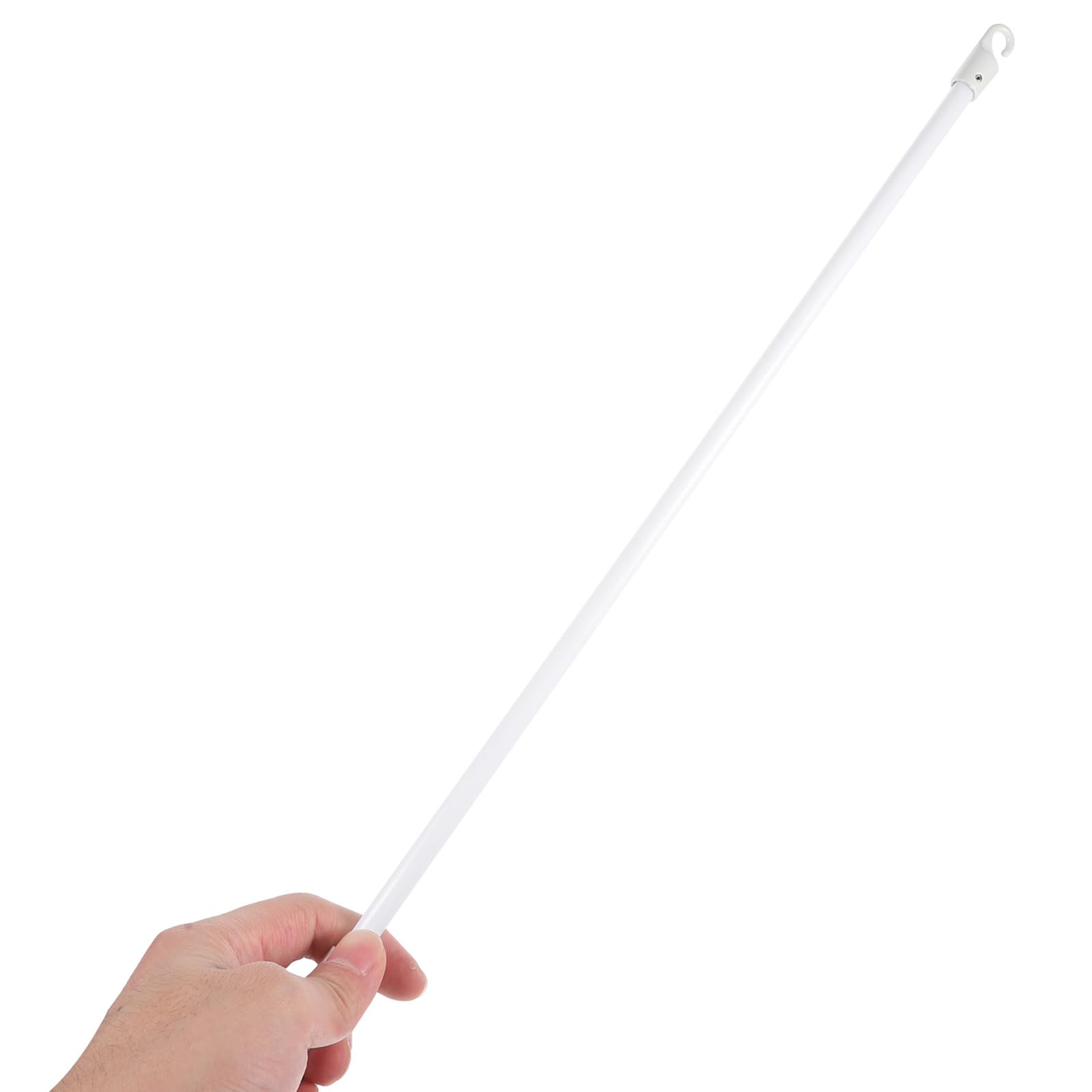 Alipis tige de rideau télescopique blanche 43 cm