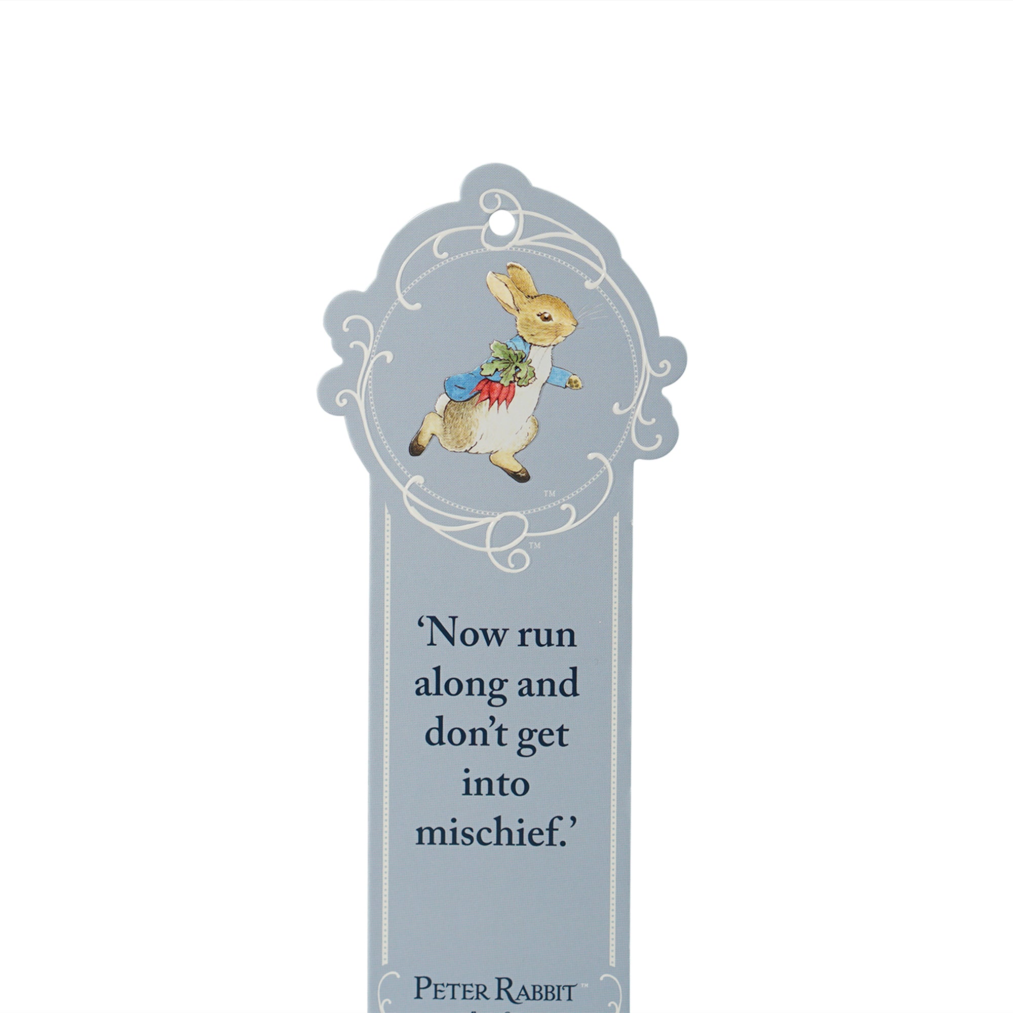 HMB Peter Rabbit Now Run marque-page papier bleu