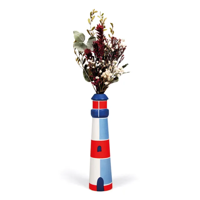Coastal Lighthouse vase céramique phare 26 cm