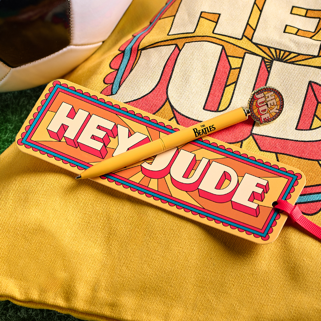The Beatles Hey Jude marque-page papier rouge