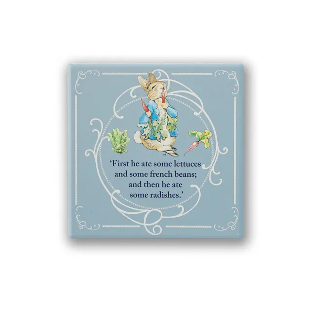 Peter Rabbit Radis dessous de verre céramique 10 cm