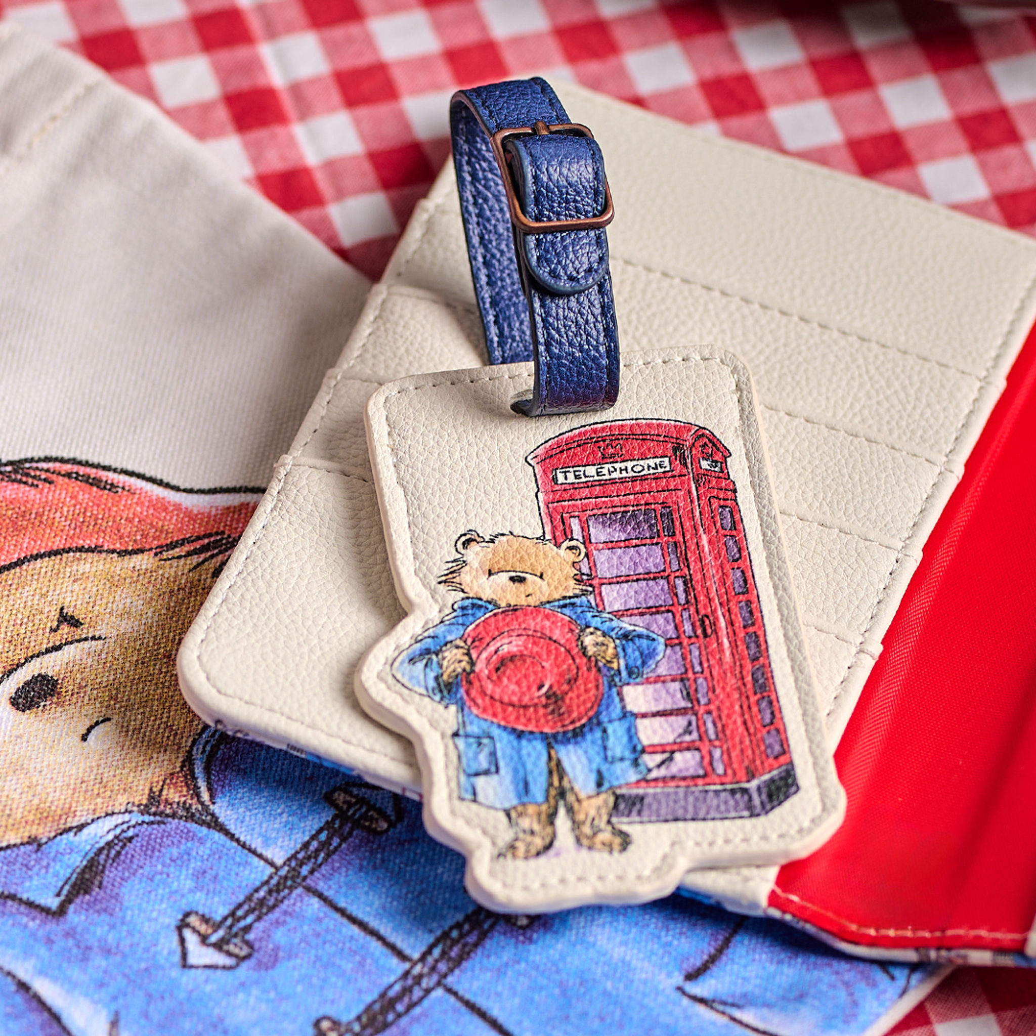Paddington London étiquette bagage rouge 17 cm