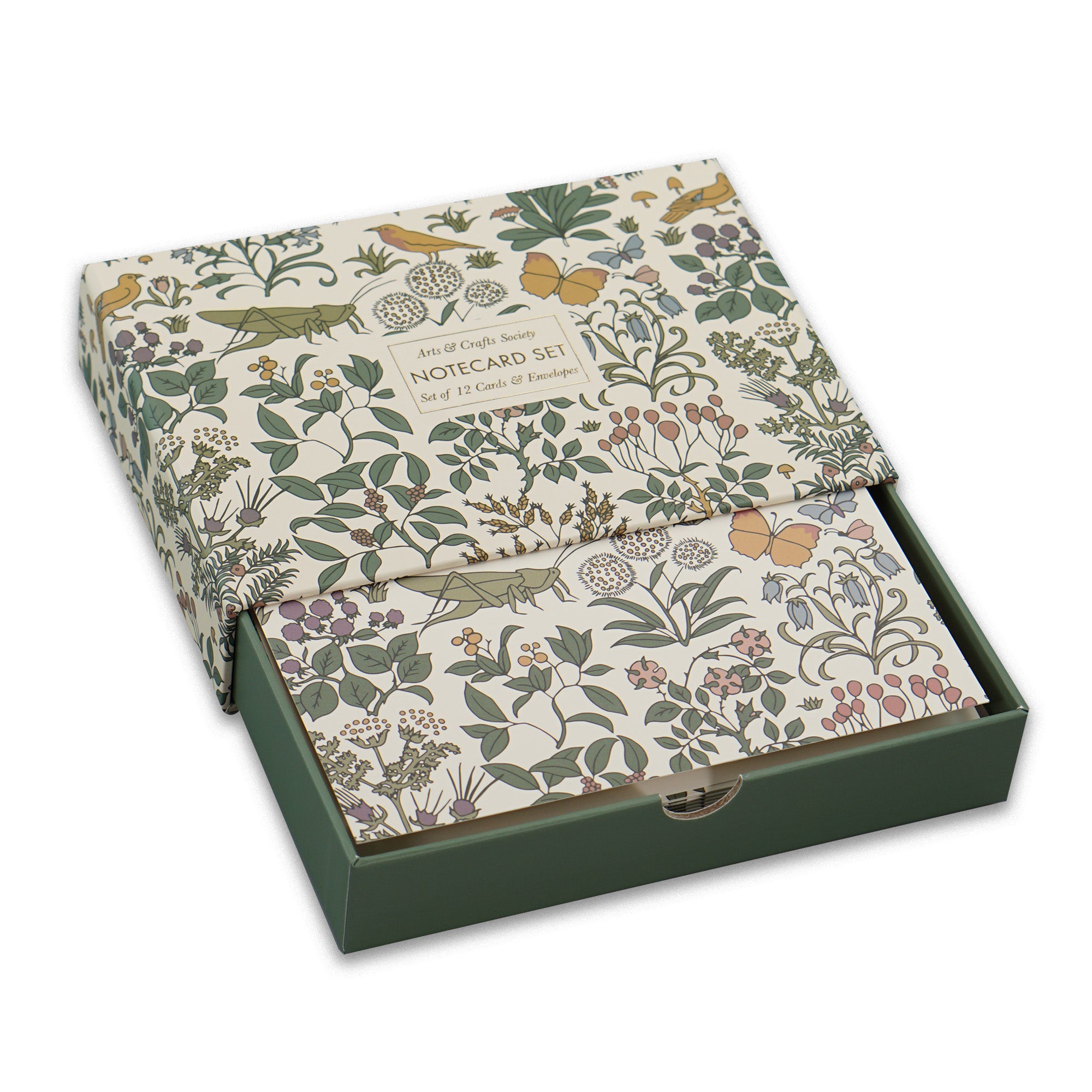 Arts & Crafts Apothecary Garden coffret 12 cartes