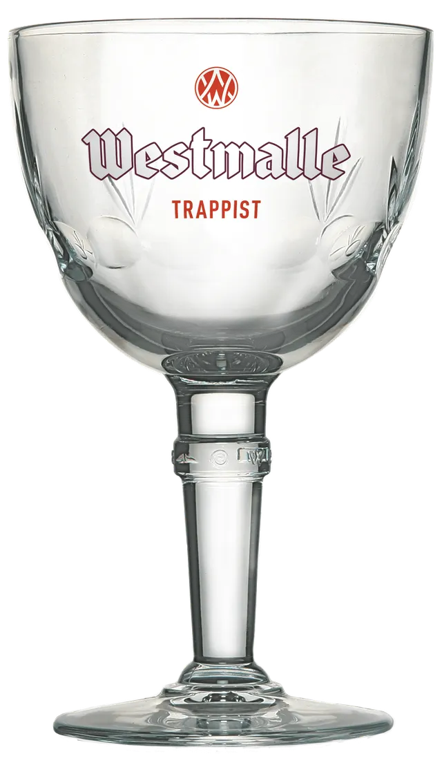 Westmalle verre apéro 17 cl gravé