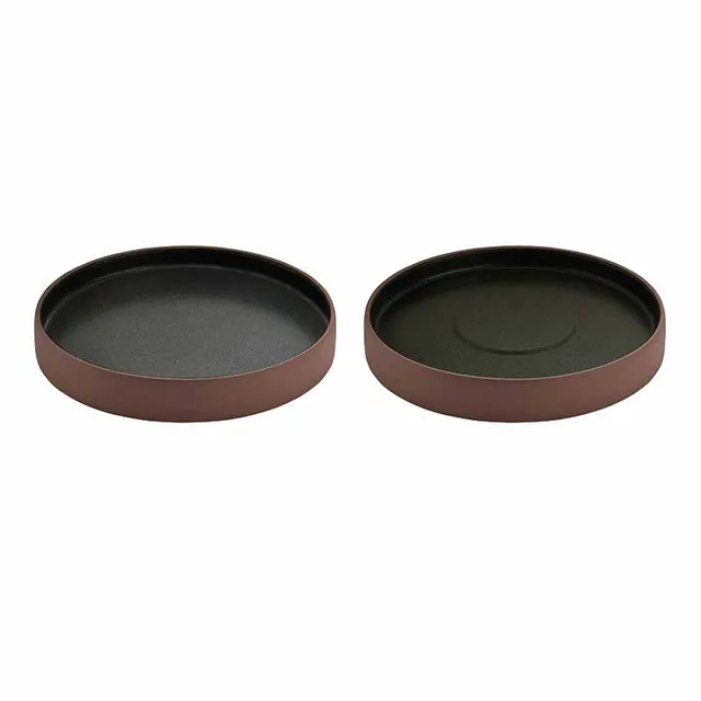 Artis 2in1 soucoupe 16 cm marron noir
