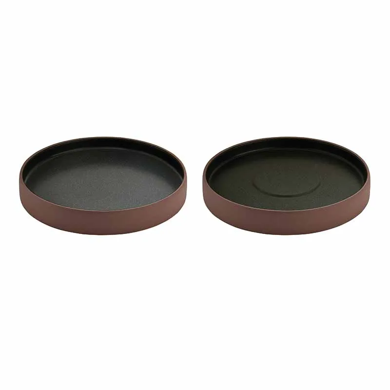 Artis 2in1 soucoupe 16 cm marron noir