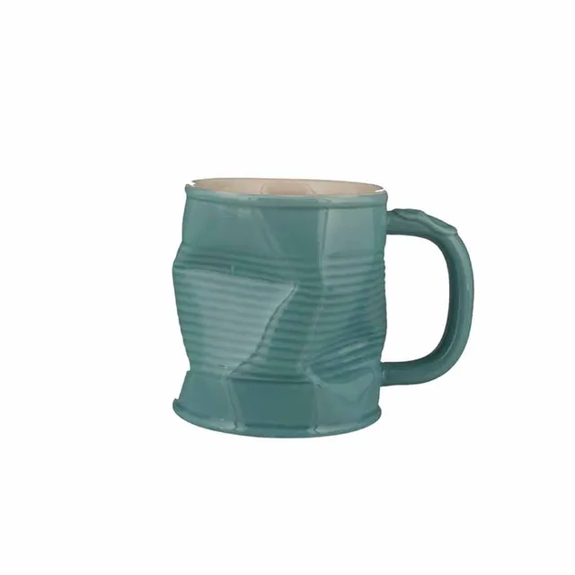 Artis Squashy mug large turquoise 32 cl verre
