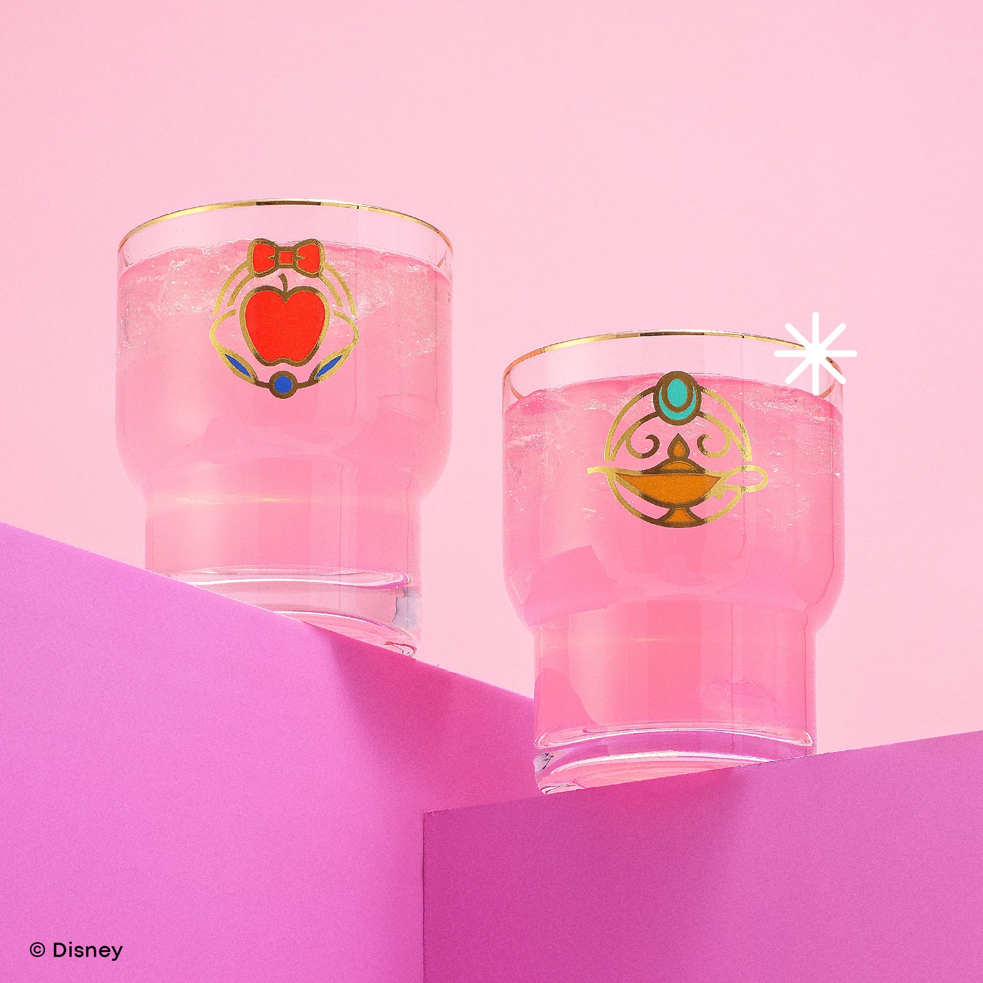 JoyJolt Disney Princess verres lot de 6 30 cl borosilicate