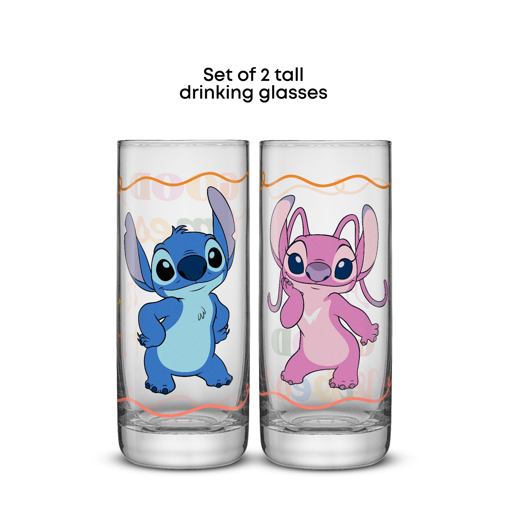 JoyJolt Disney Stitch Good Times verre haut lot 2