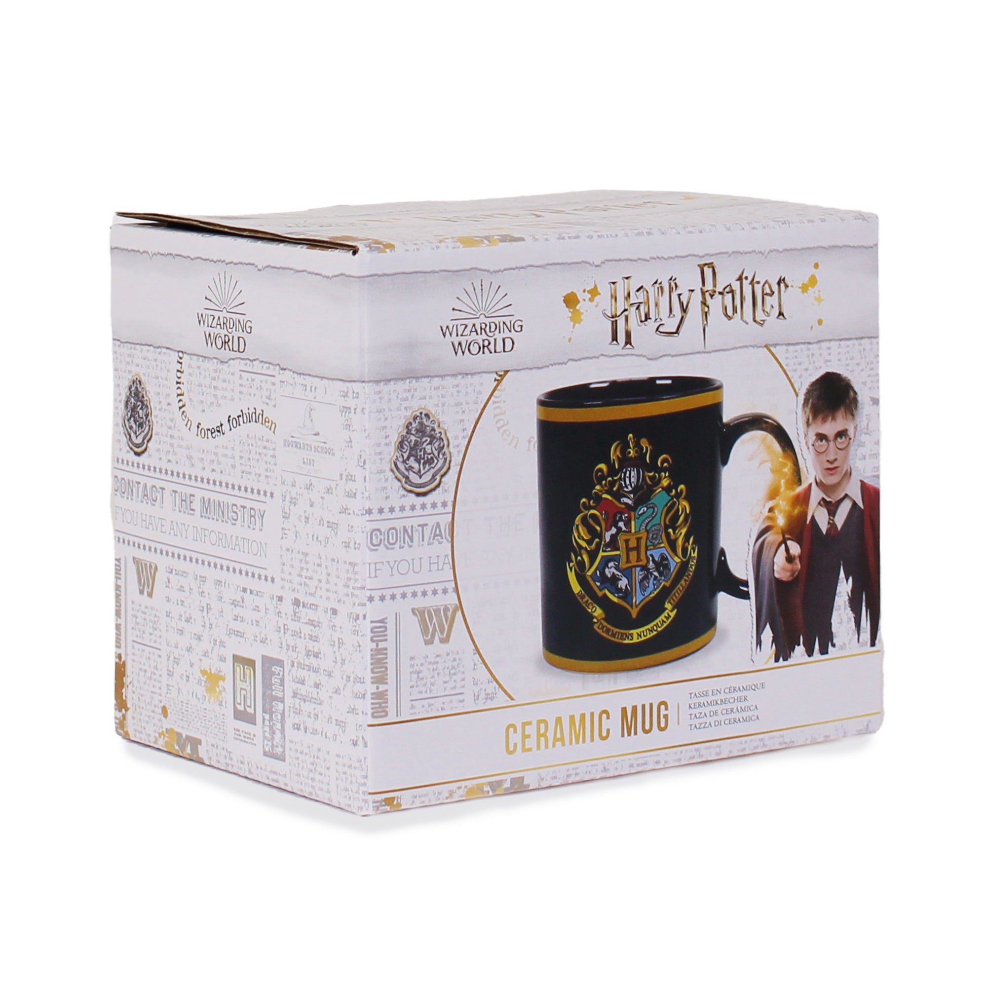 Harry Potter Hogwarts Crest mug céramique 40 cl noir