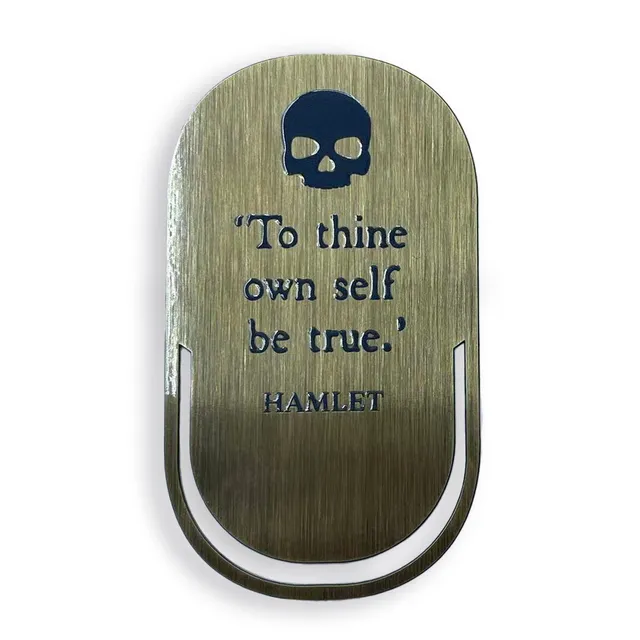 Shakespeare Hamlet marque-page métal bronze