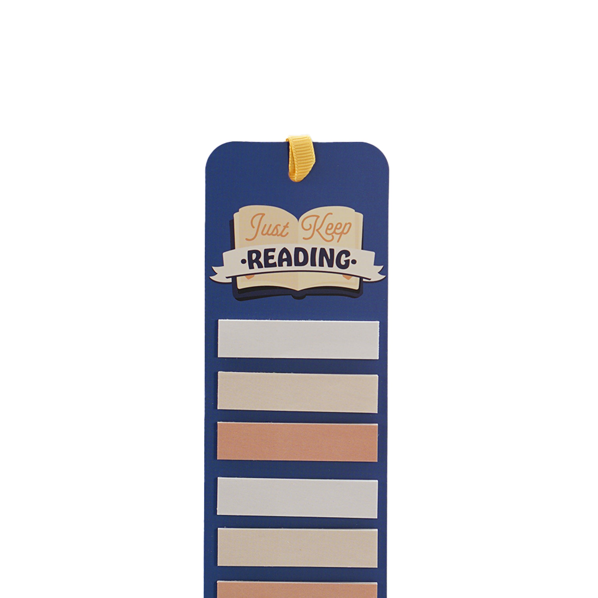 Pulteney Press marque-page Just Keep Reading avec onglets