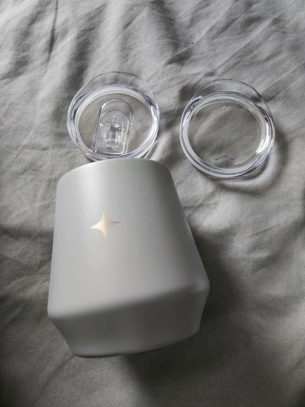 JoyJolt Gobelet vin isotherme inox 36 cl 2 couvercles