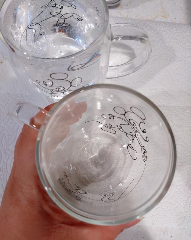JoyJolt Aroma mugs verre Mickey Pluto 40 cl lot 2