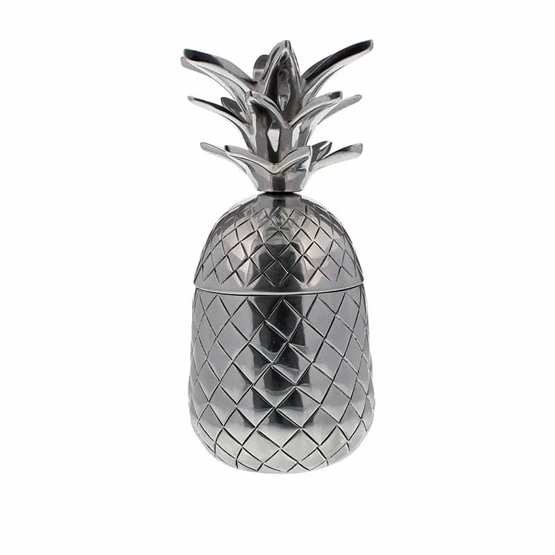 Artis Pineapple verre 34 cl chromé ananas