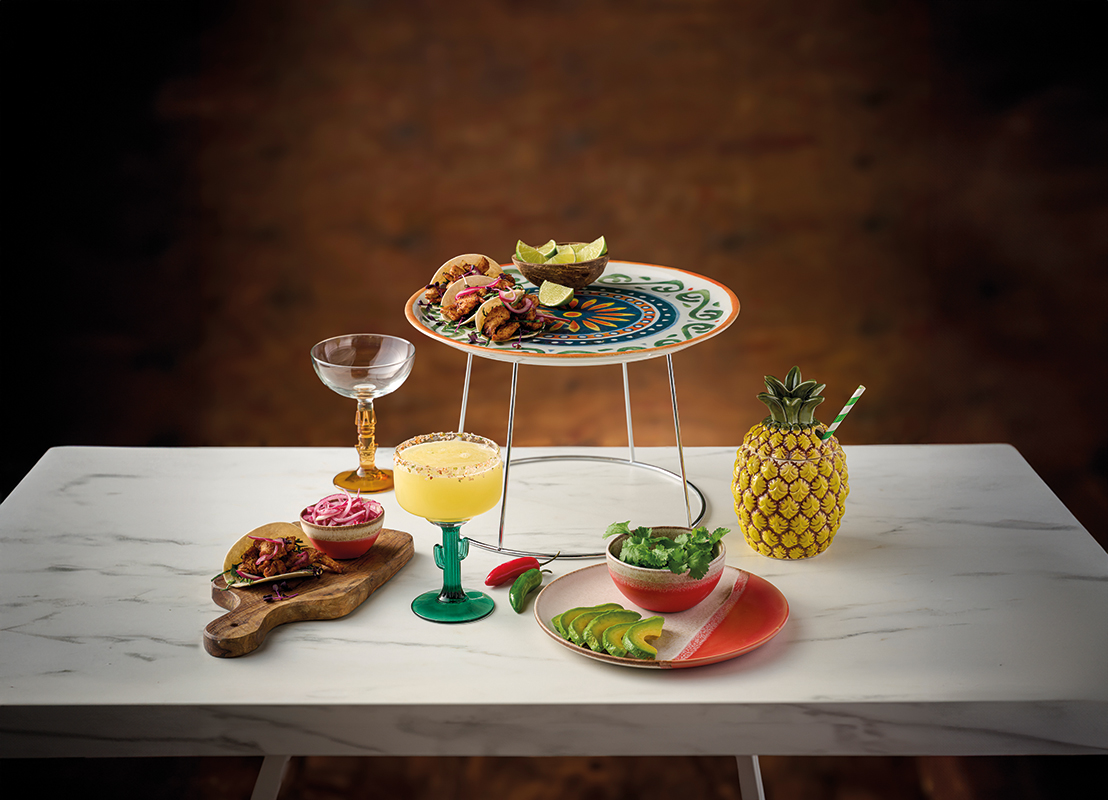 Artis rehausseur assiette 28x21x20 cm buffet