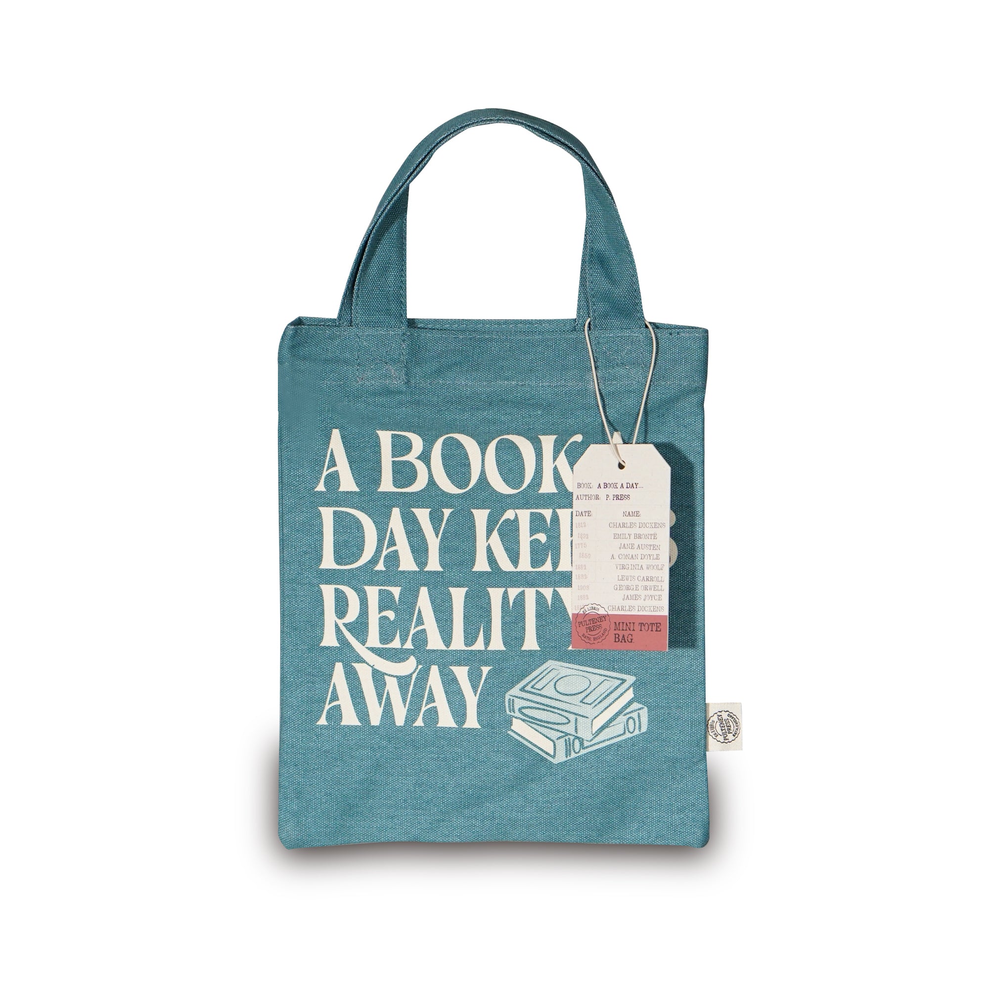 HMB Pulteney Press A Book A Day petit tote coton recyclé
