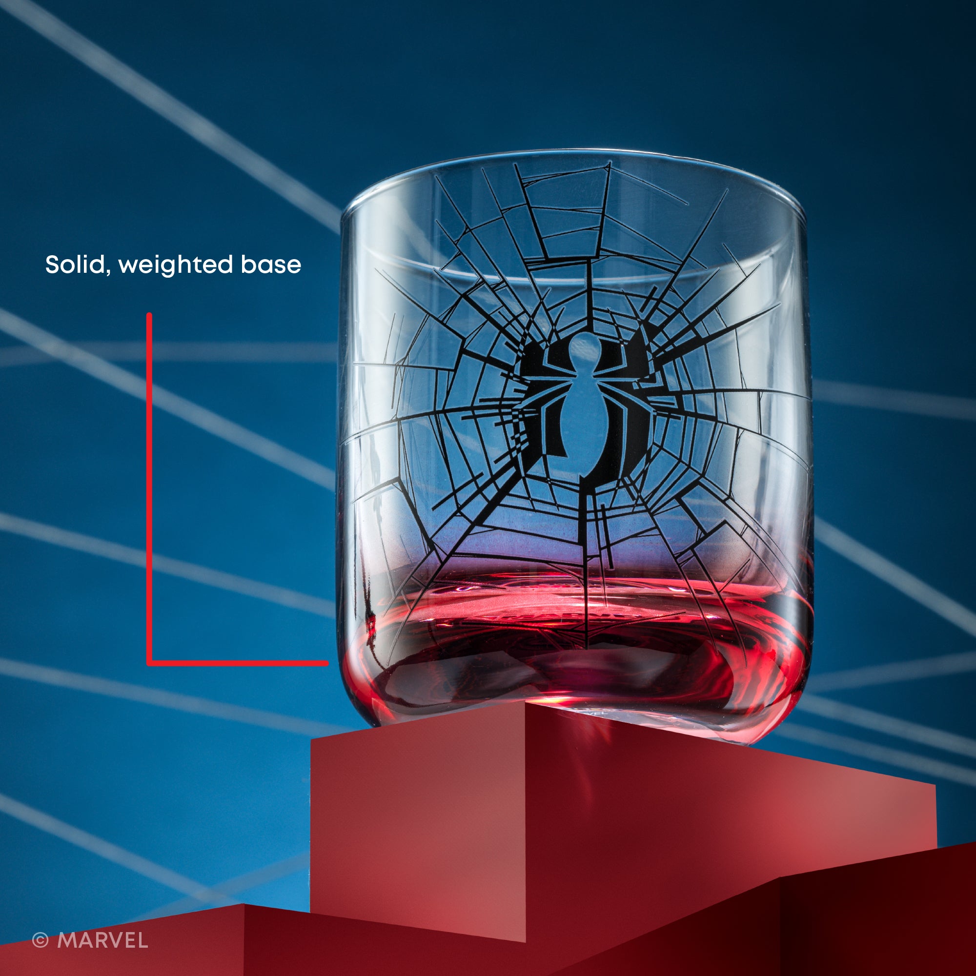 JoyJolt Spider-Man verres à boire lot 2 rouge 30 cl