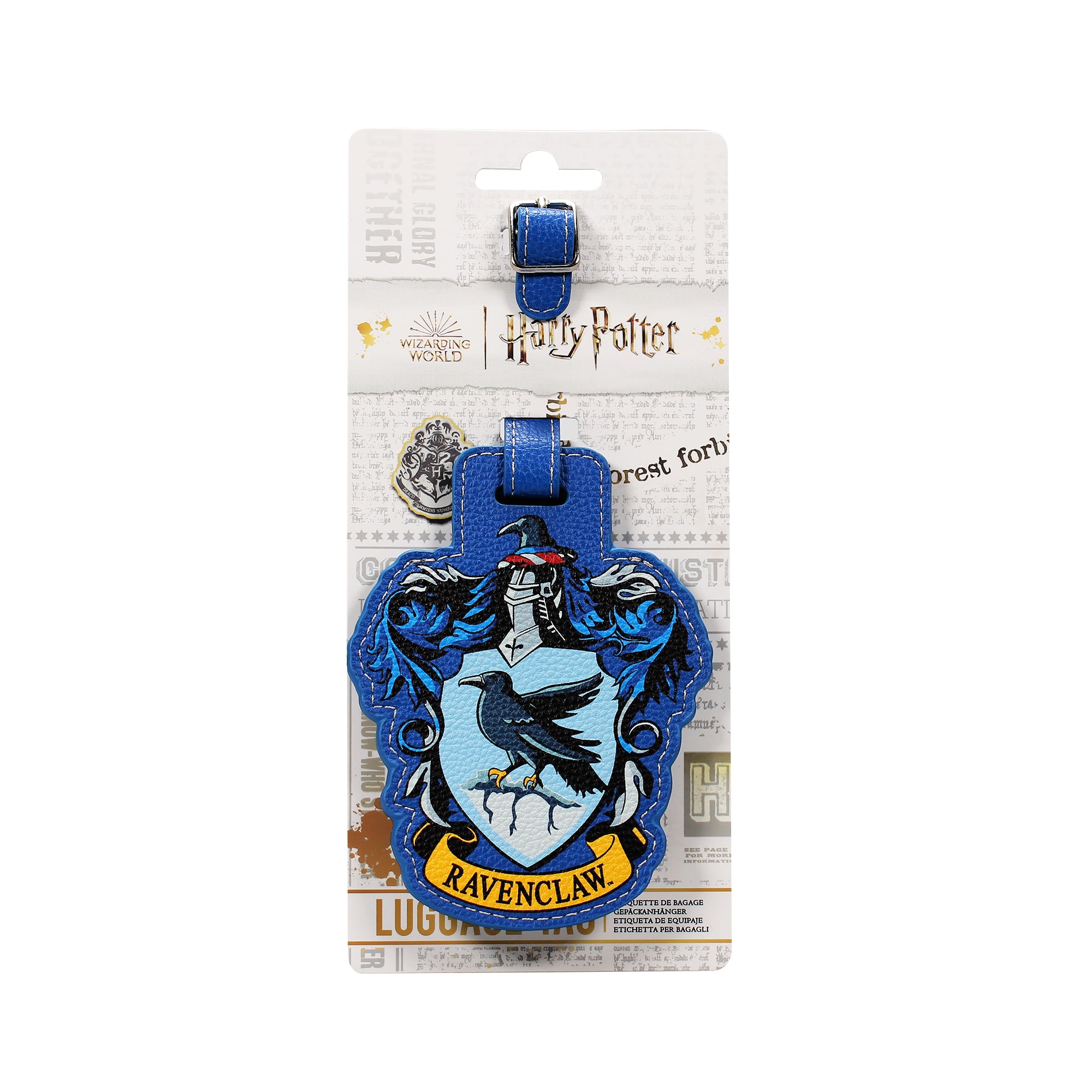 Harry Potter Ravenclaw étiquette bagage simili bleu