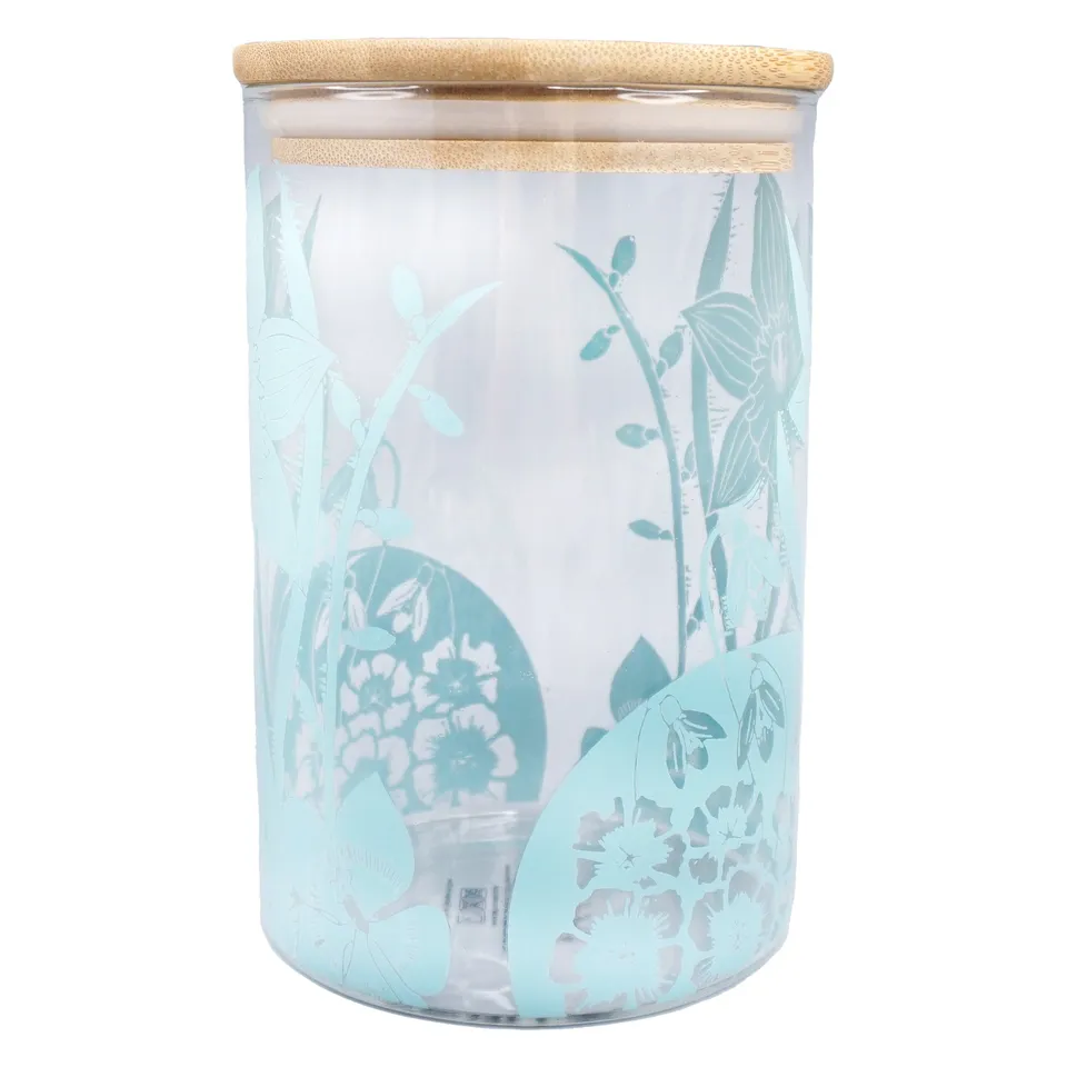 HMB Kate Heiss Powder Blue bocal verre 95 cl bleu