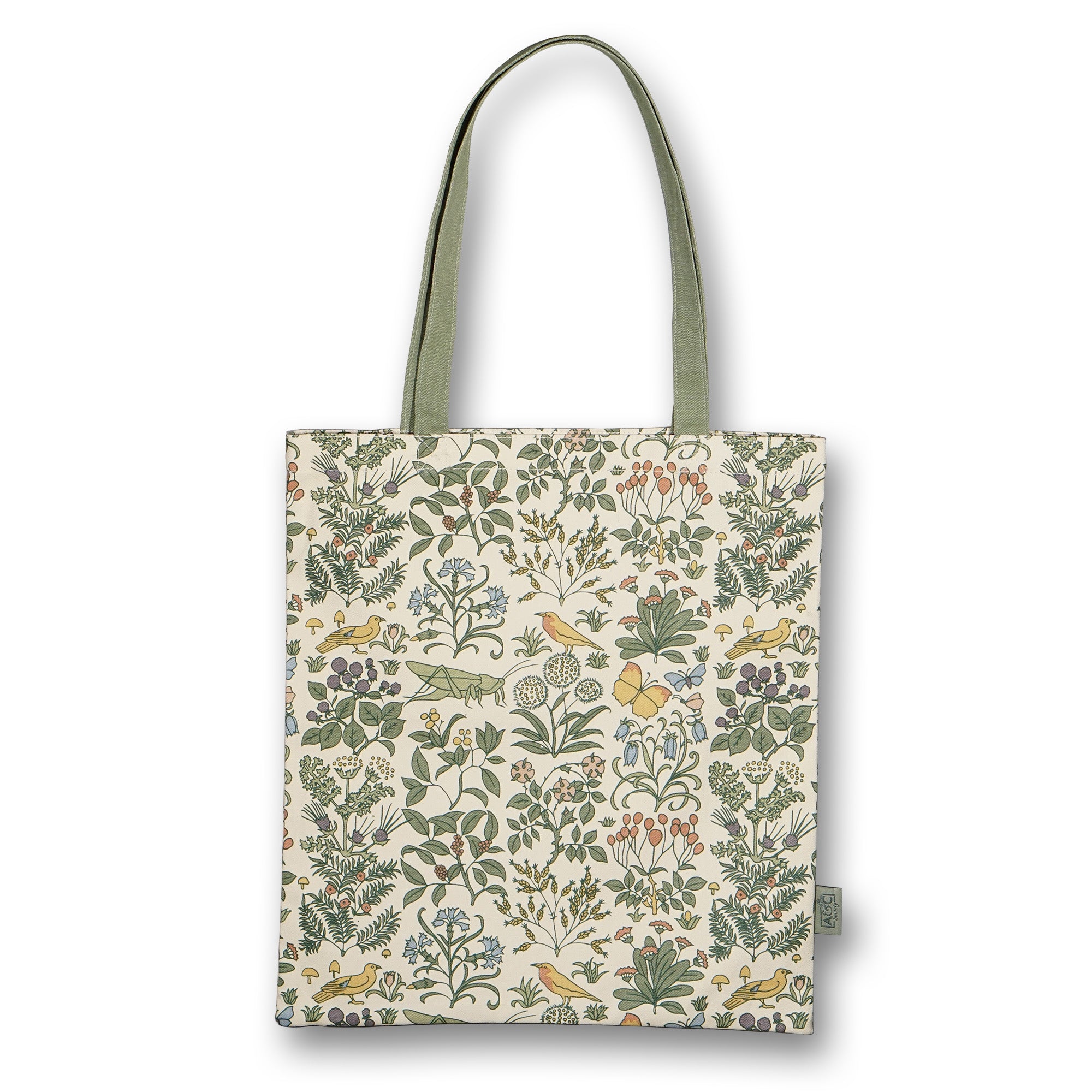 Arts Crafts Voysey Apothecary sac shopper vert