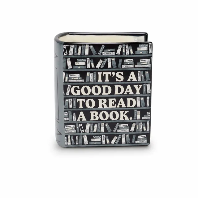 Pulteney Press Good Day bougie livre 10 cm soja