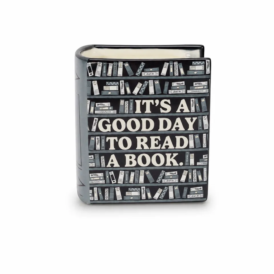 Pulteney Press Good Day bougie livre 10 cm soja