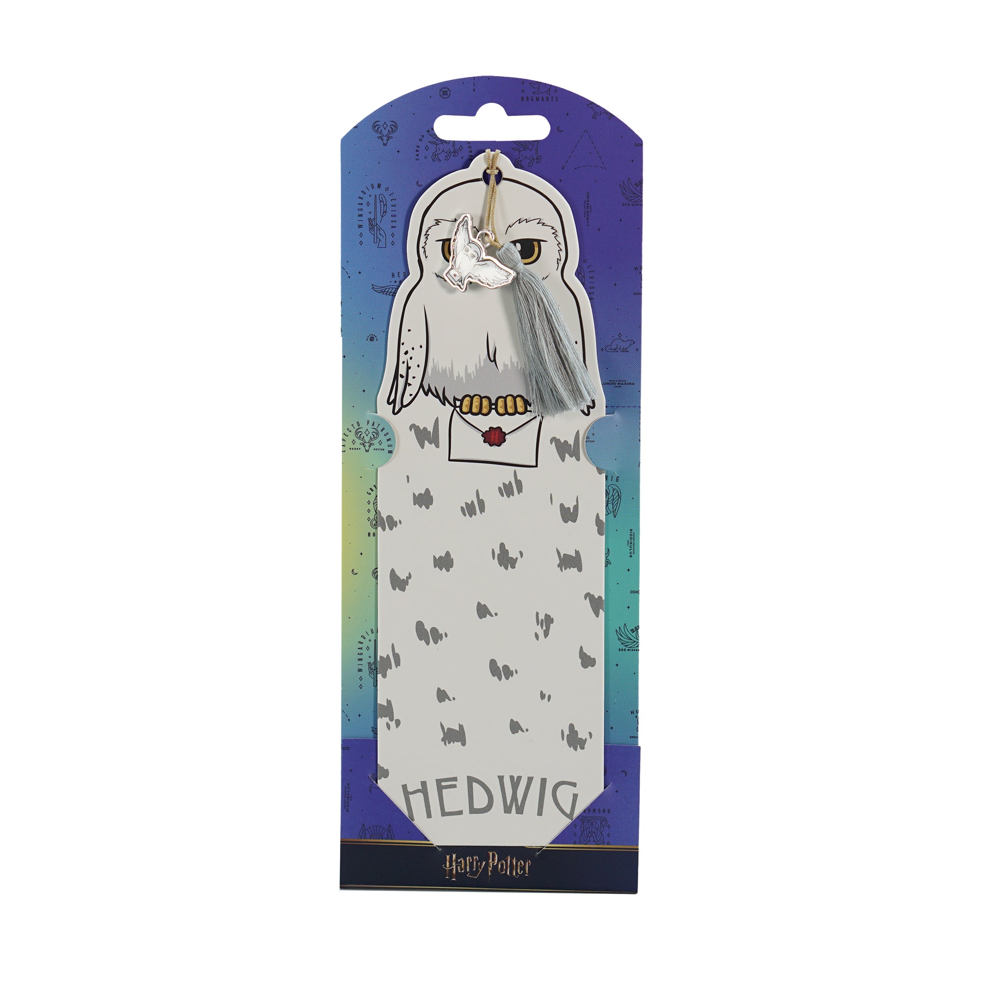 Harry Potter Hedwige marque-page carte pompon 18 cm