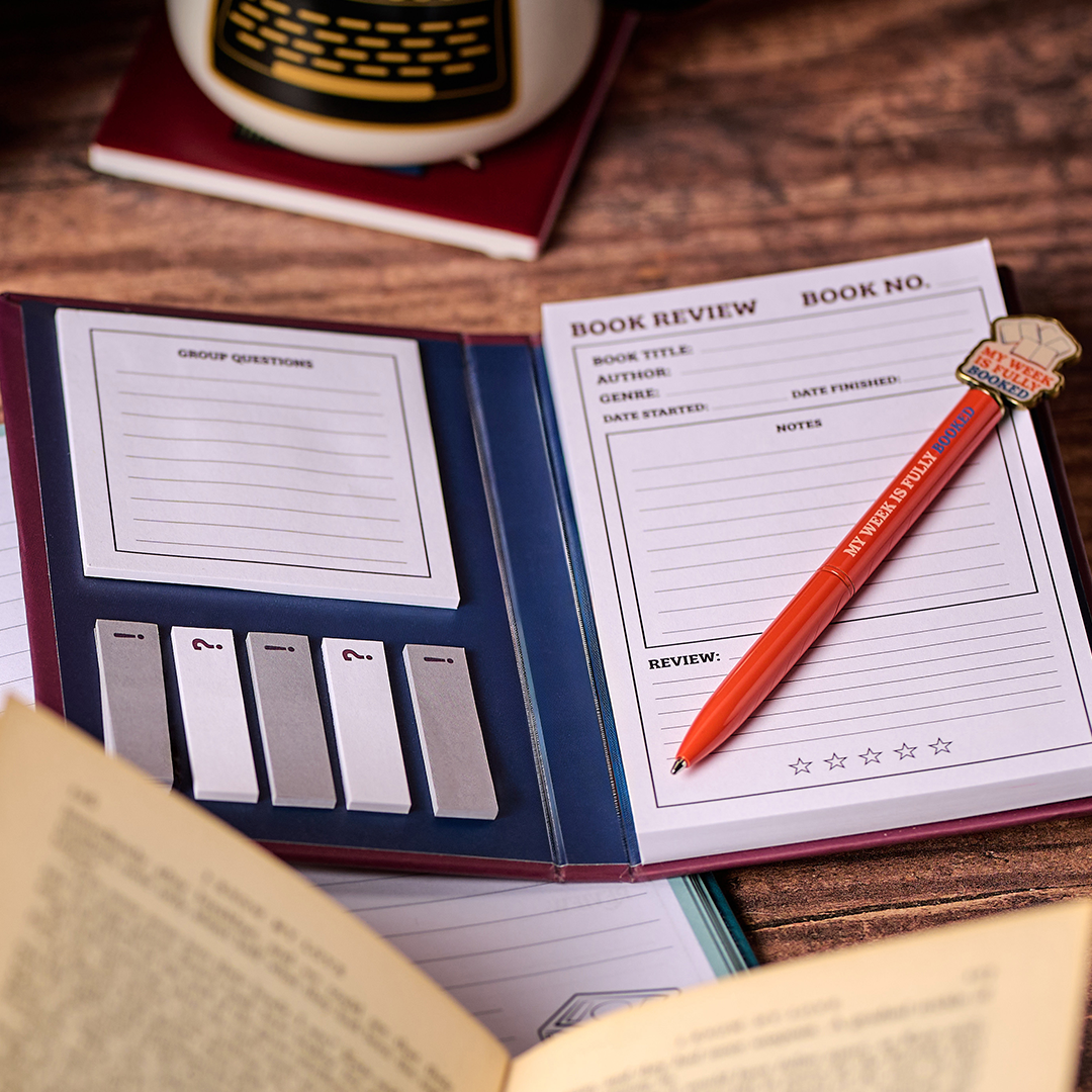 Pulteney Press Book Club carnet avis lecture A6 rouge