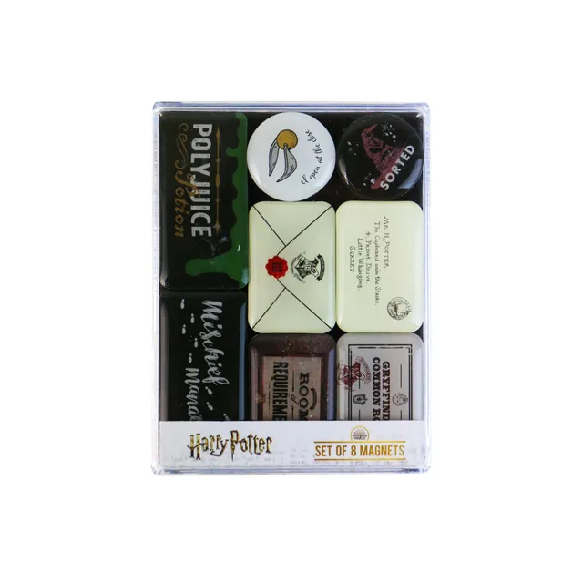 Harry Potter Hogwarts lot 8 magnets frigo multicolore